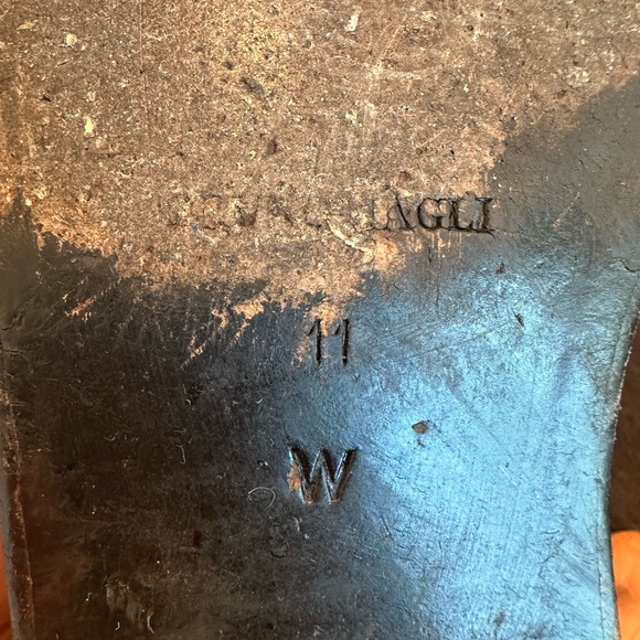 Bruno Magli MAIOCO LEATHER OXFORD - BLACK men’s shoes 11 W WIDE - Picture 7 of 8